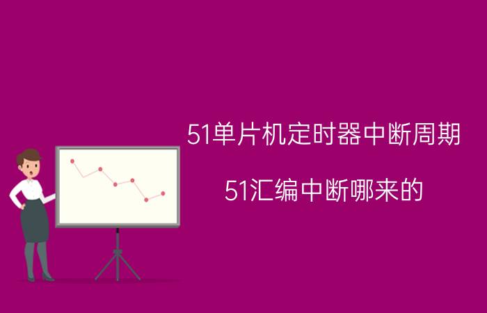 51单片机定时器中断周期 51汇编中断哪来的？